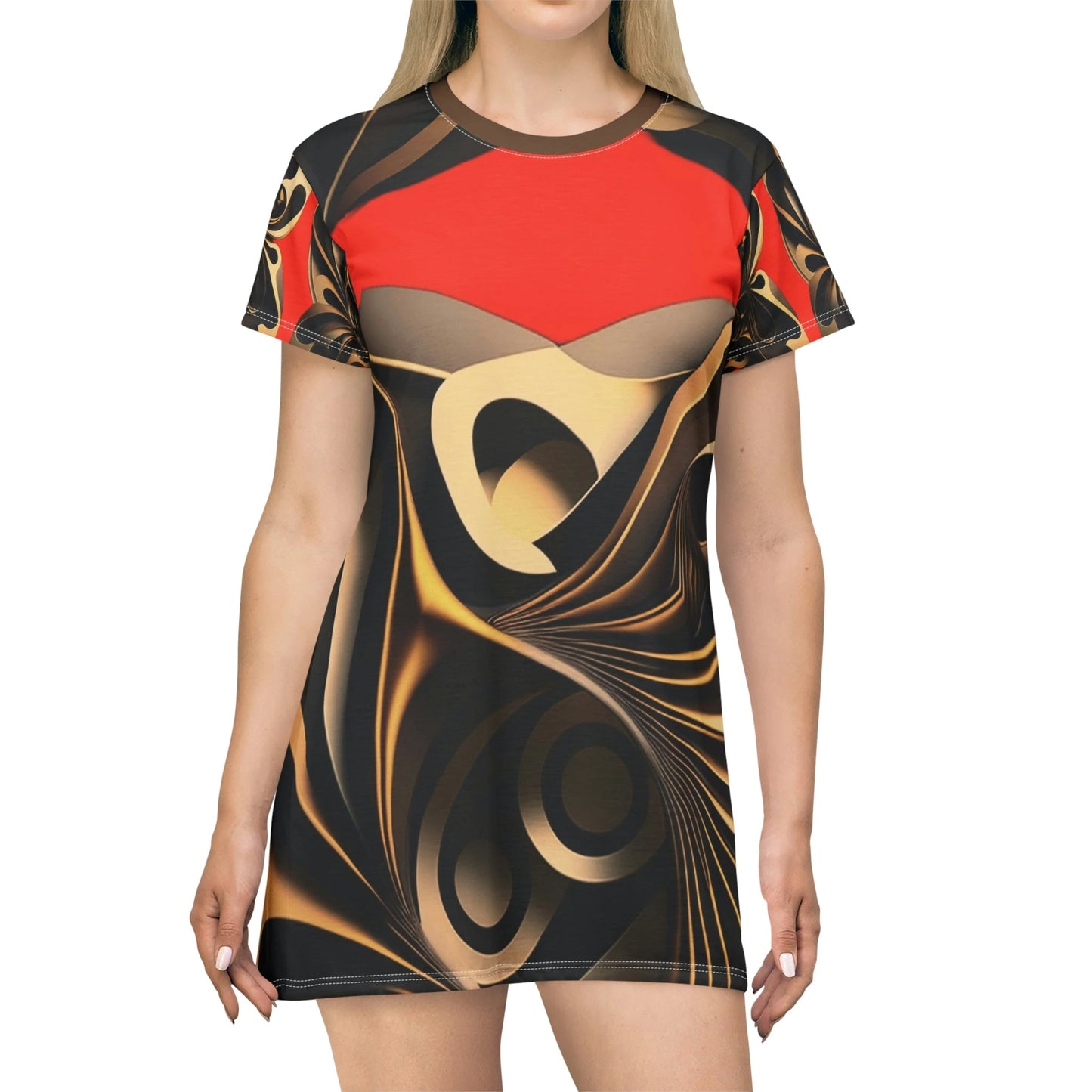 T-Shirt Dress women Printify